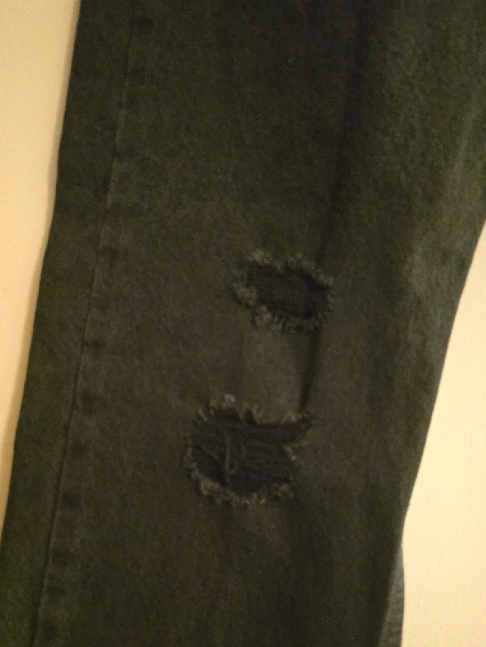 New Old Navy Girls Size 12 High-rise Slouchy Straight Built-in Tough Black Jeans